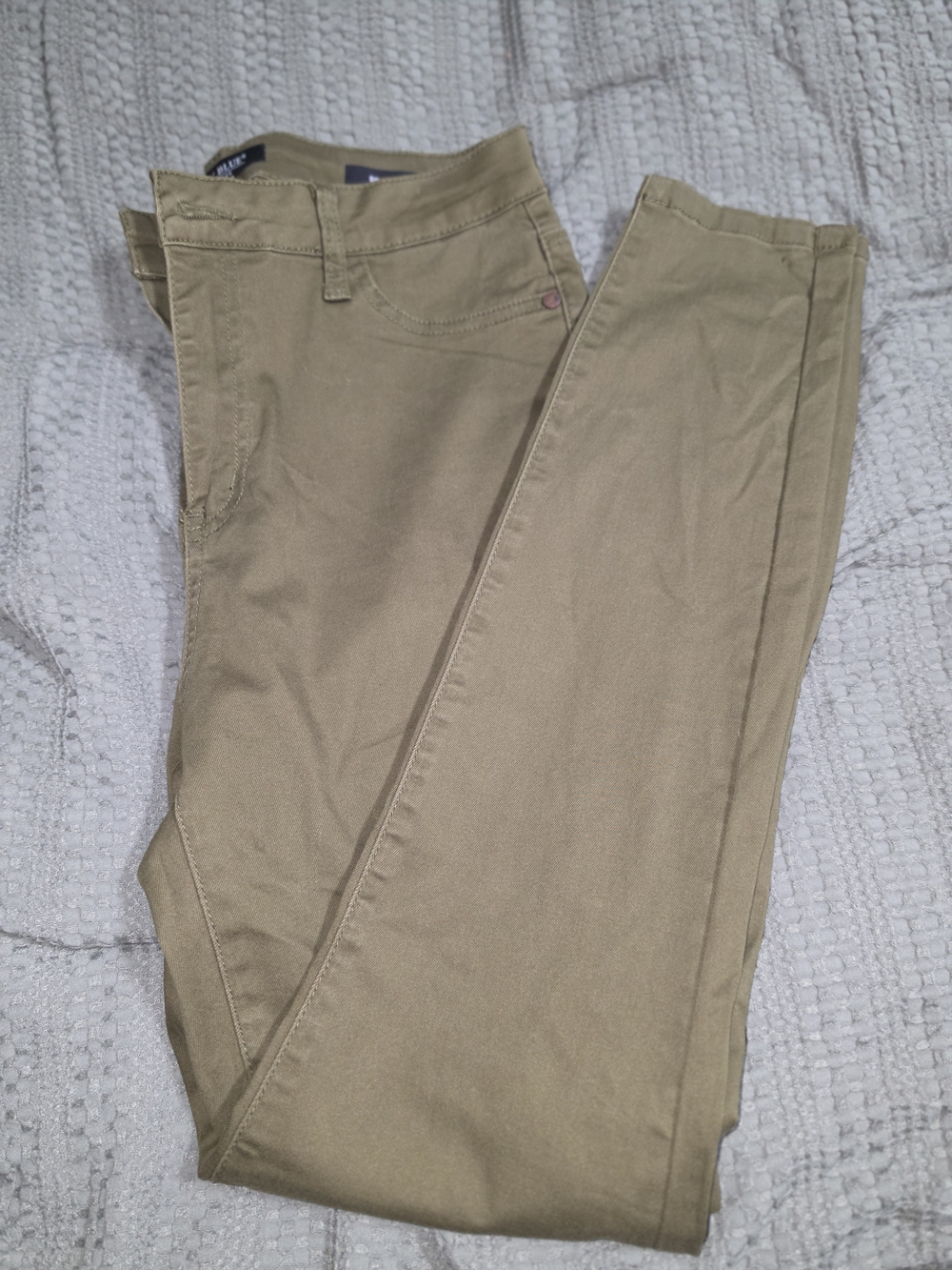 Judy Blue Olive Green High-Waisted Skinny Fit Jeans - Size 11/30